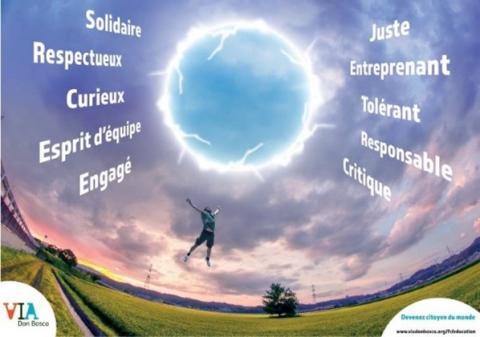 Le poster &laquo; citoyennet&eacute; mondiale &raquo;